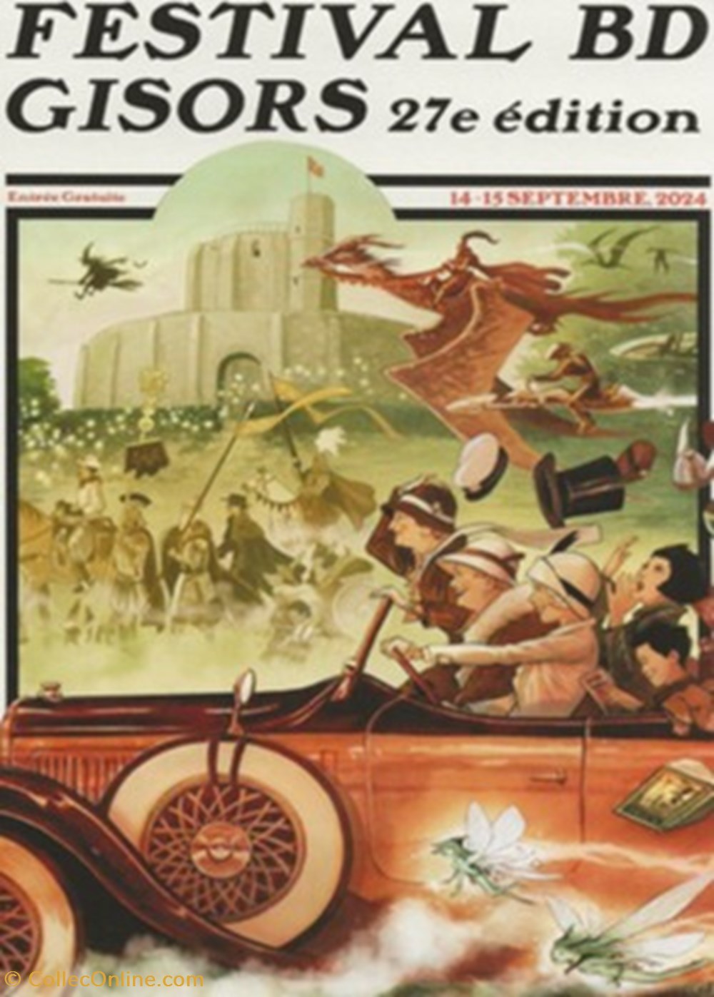 Gisors (27) 2024 cartes postales bande dessinee gisors 27 2024