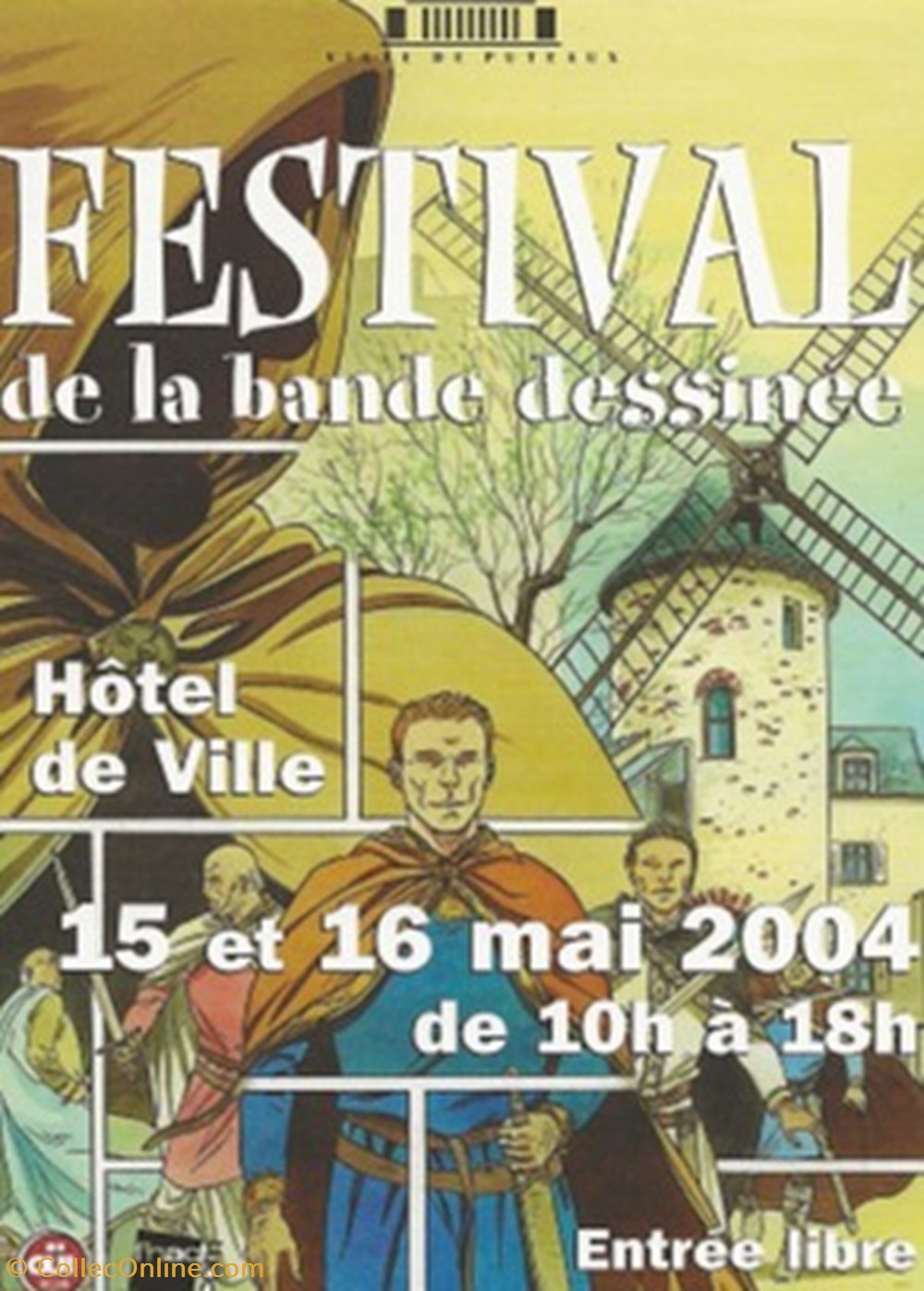cartes postales bande dessinee puteaux 92 2004