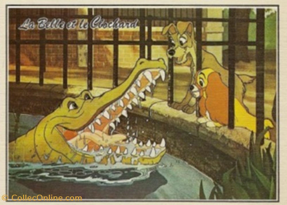 La belle et le clochard 4 cartes postales autres la belle et le clochard