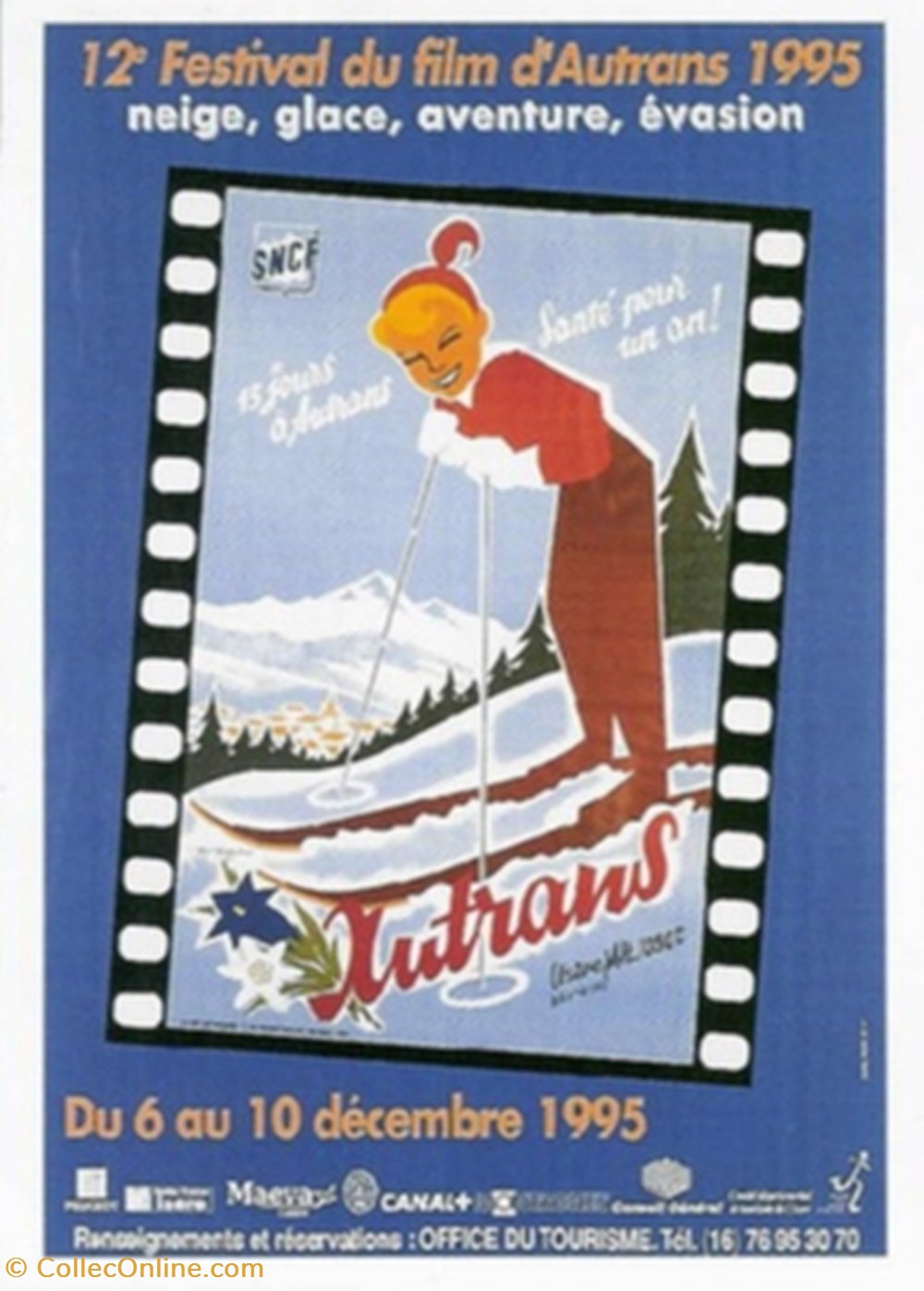 Autrans Festival du film 1995 cartes postales autres autrans festival du film 1995