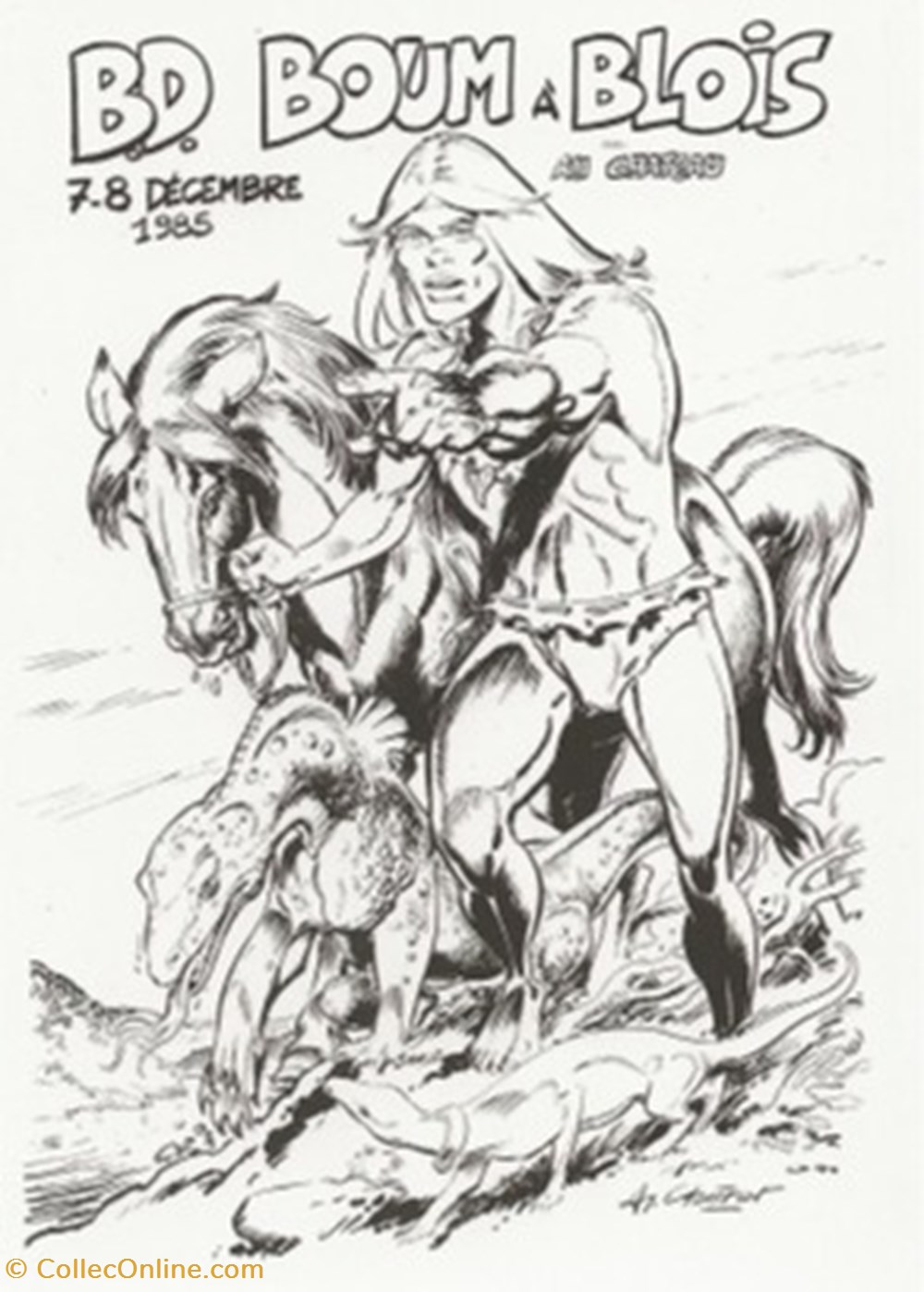 cartes postales bande dessinee blois 41 1985