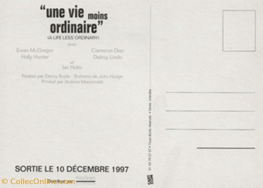 Une vie moins ordinaire cartes postales autres une vie moins ordinaire