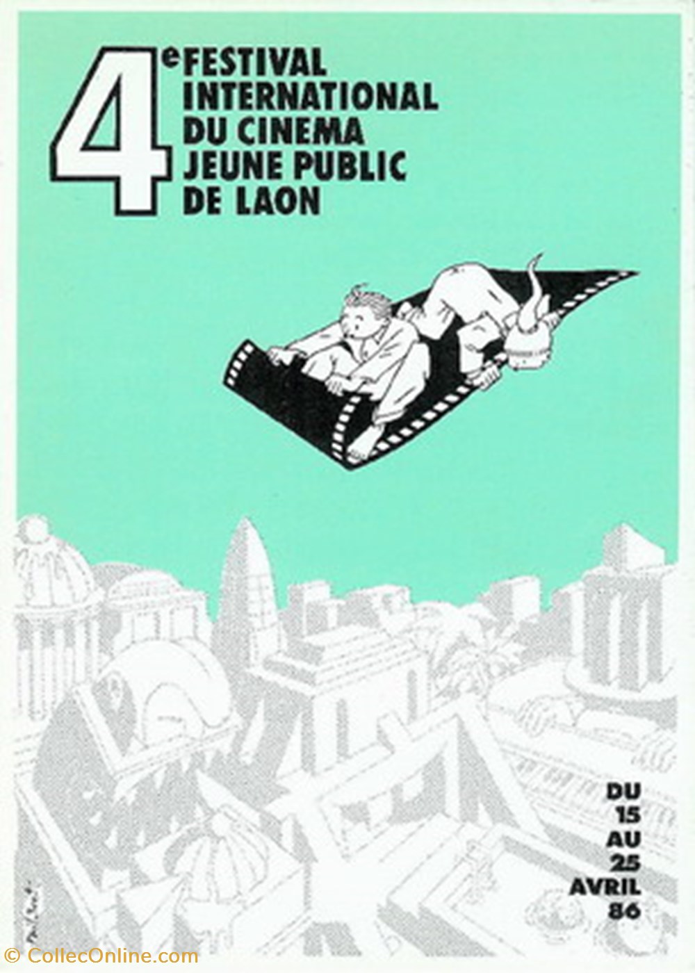 Laon Festival de cinéma jeune public 1986 cartes postales autres laon festival de cinema jeune public 1986