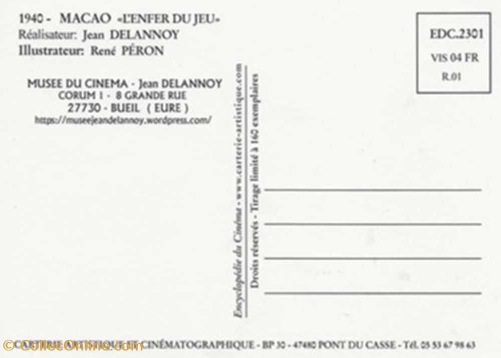 Macao, l'enfer du jeu cartes postales autres macao enfer du jeu