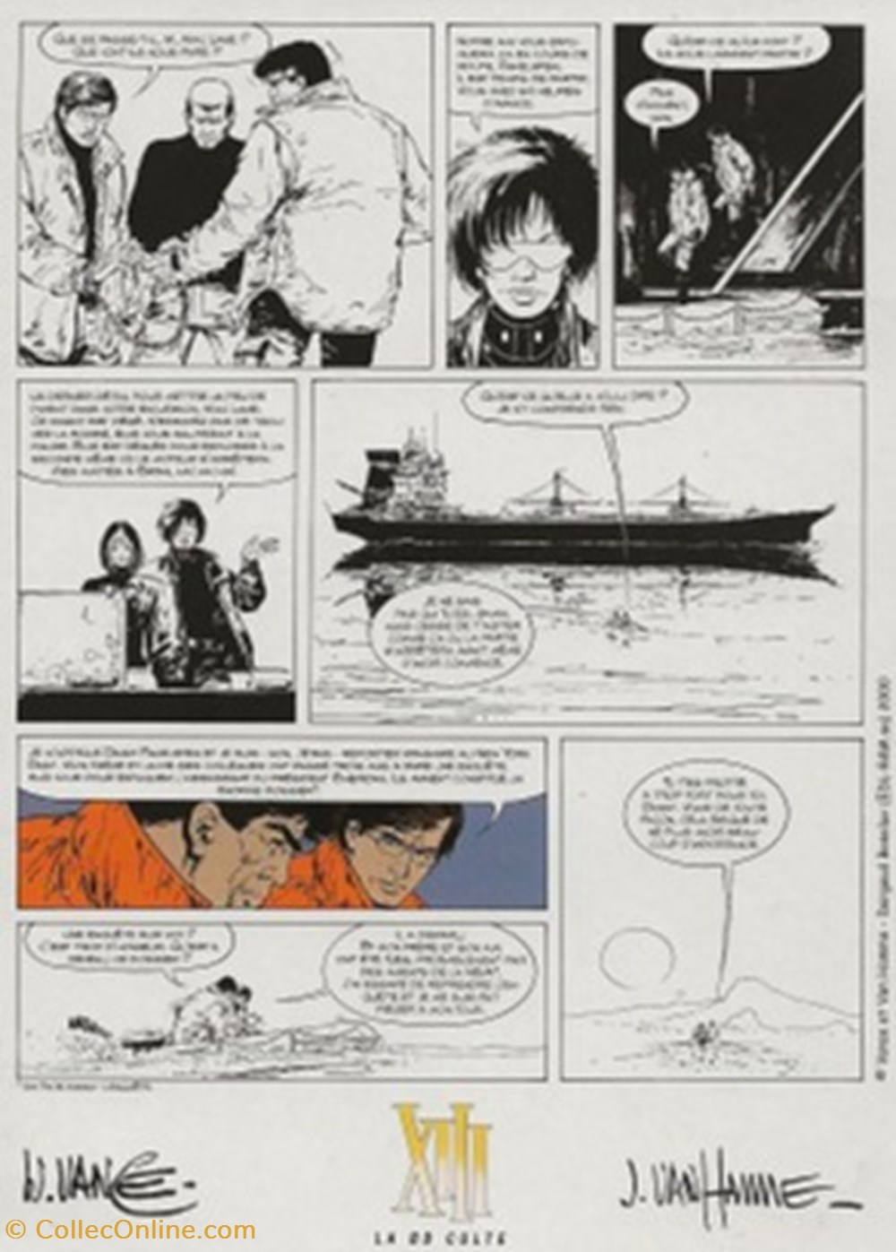 XIII cartes postales bande dessinee xiii