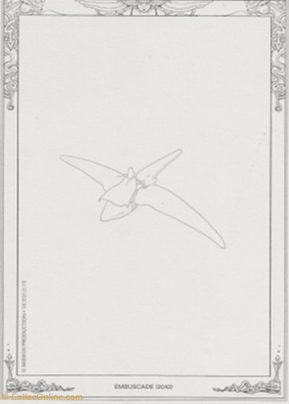 Arzak l'intemporel 2 cartes postales bande dessinee arzak intemporel