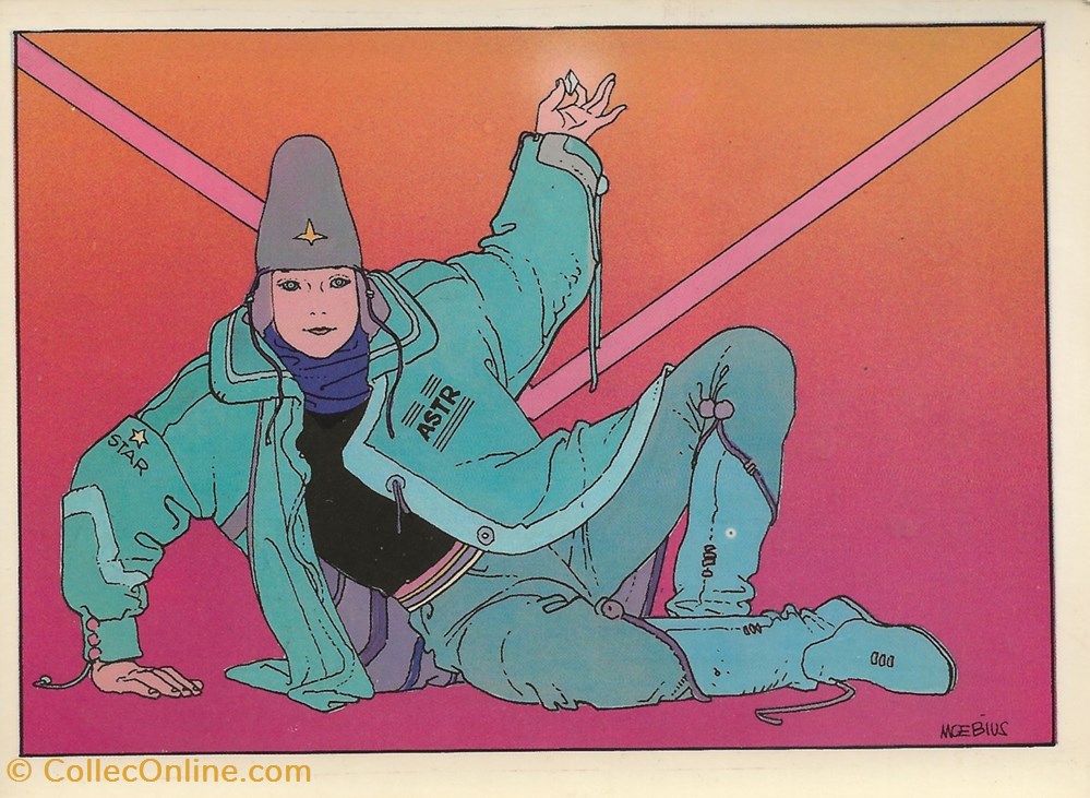 Moebius cartes postales bande dessinee moebius