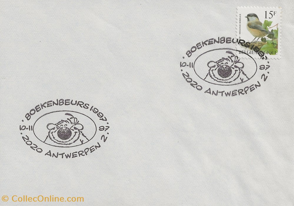 Antwerpen (Belgique) 1997 Boekenbeurs timbres antwerpen belgique 1997 boekenbeurs