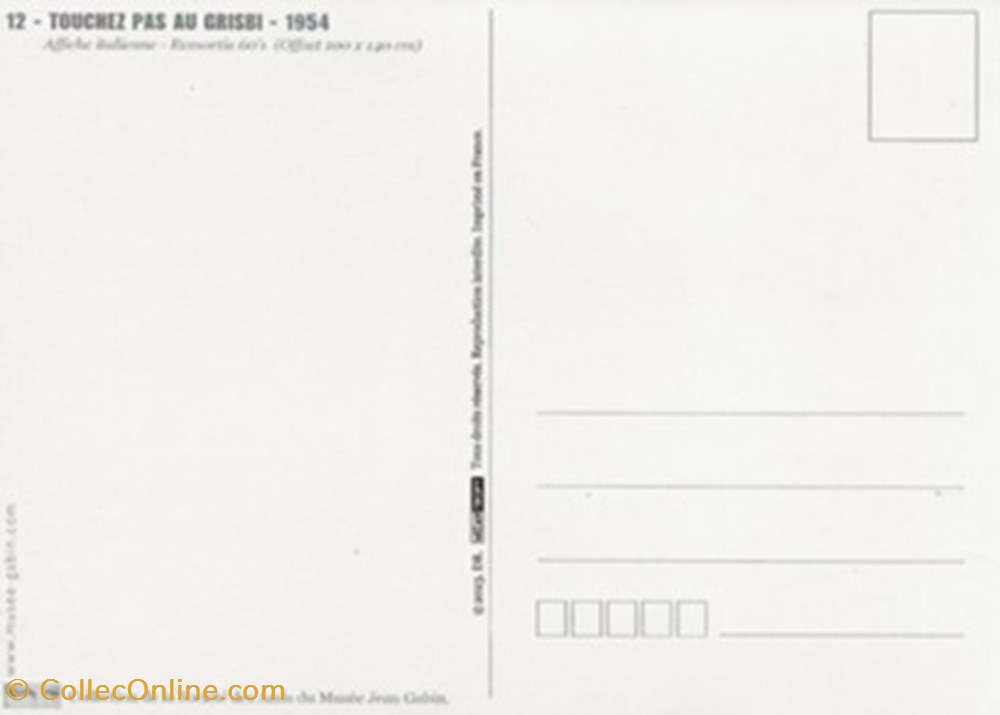 Grisbi cartes postales autres grisbi