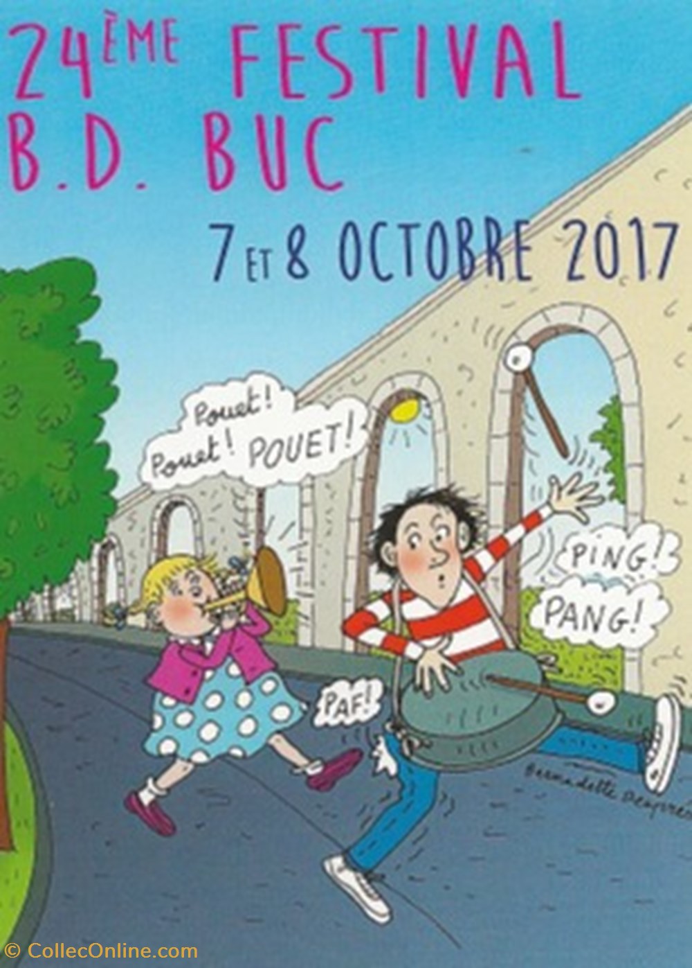Buc (78) 2017 cartes postales bande dessinee buc 78 2017