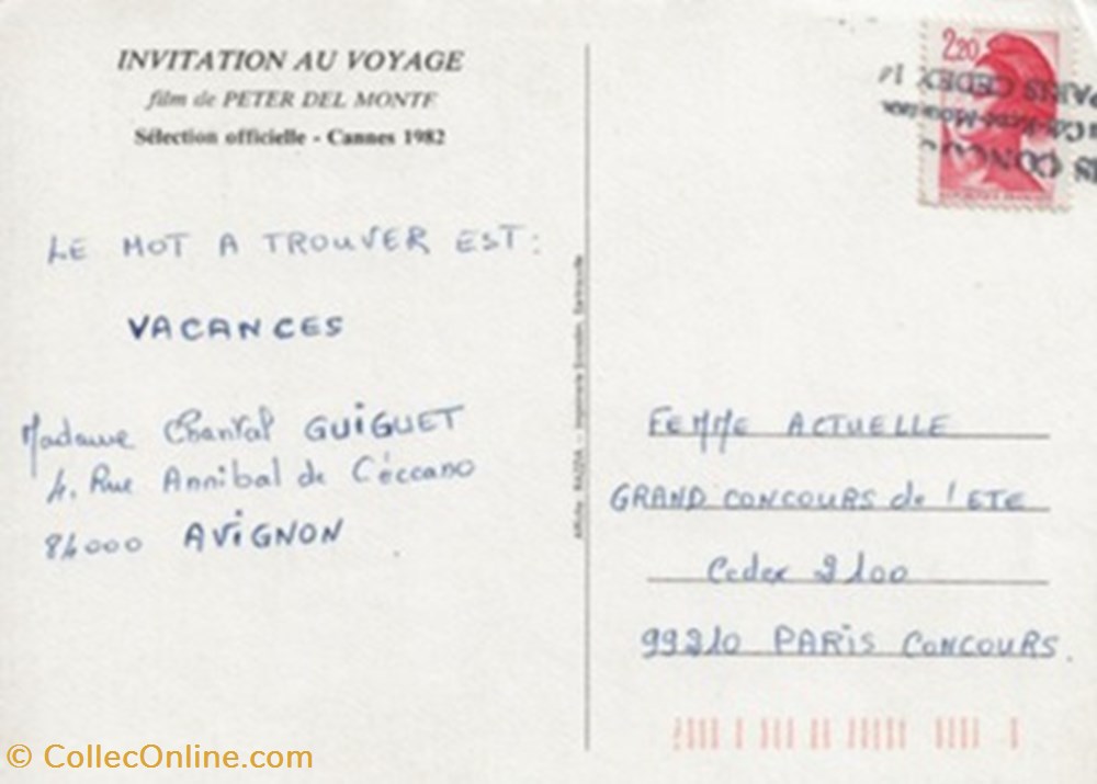 Invitation au voyage cartes postales autres invitation au voyage