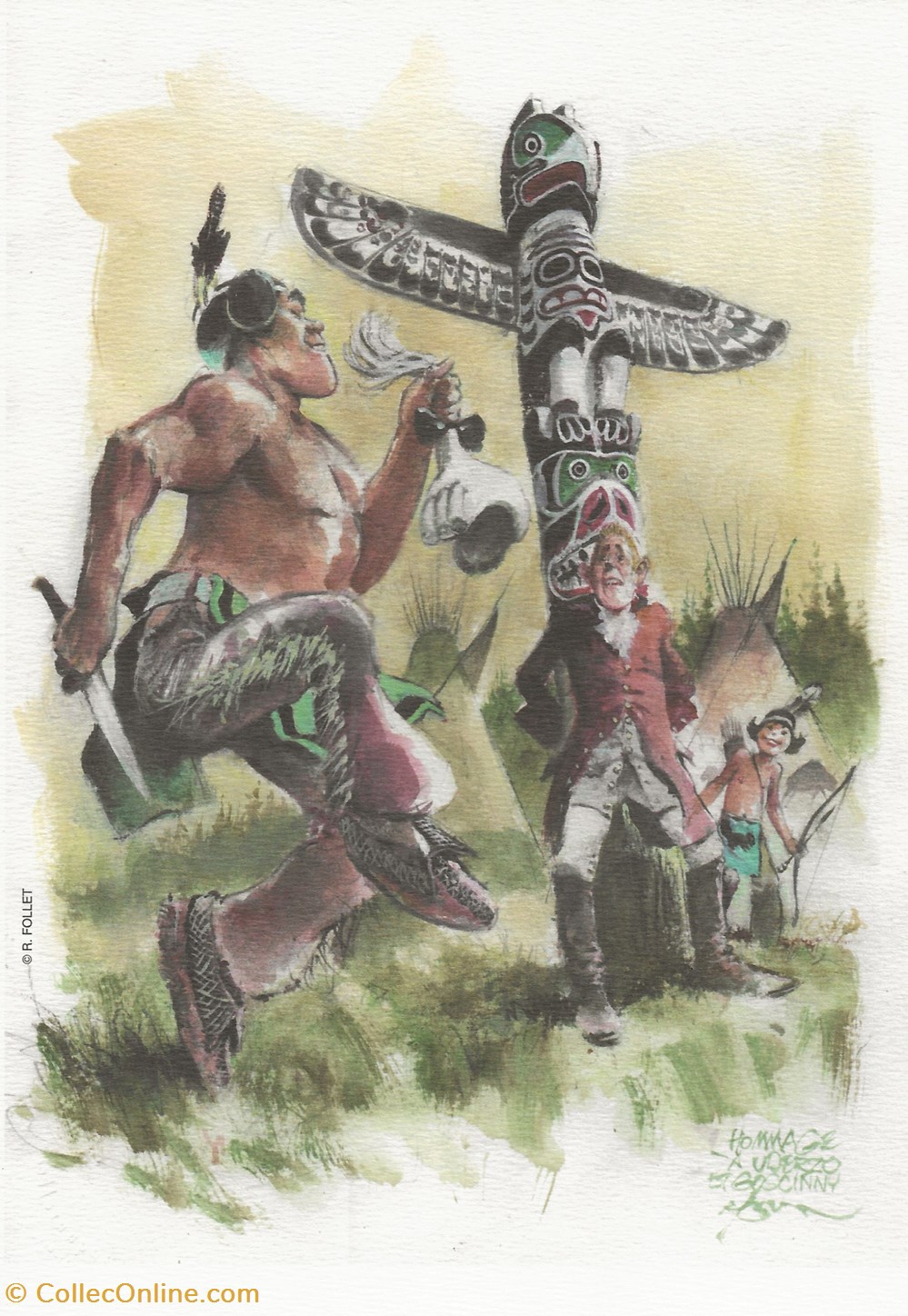 ZZ ex libris de R Follet cartes postales bande dessinee zz ex libris de r follet