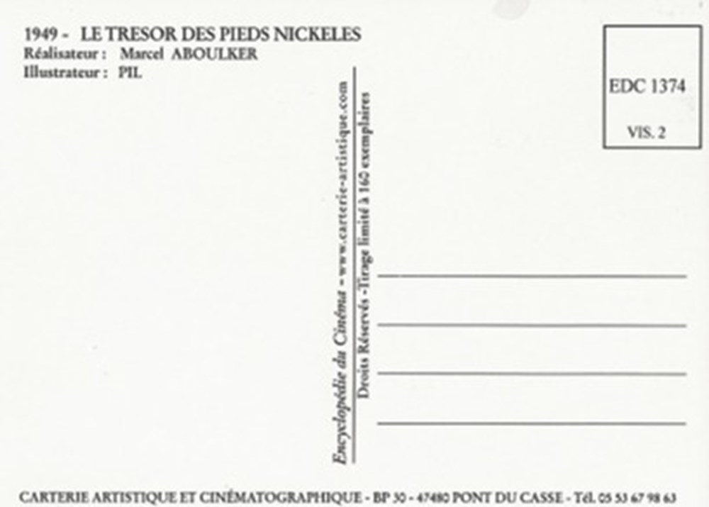 Le trésor des pieds nickelés cartes postales autres le tresor des pieds nickeles
