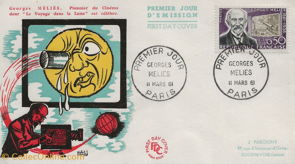 timbres paris 75 1961 georges melies