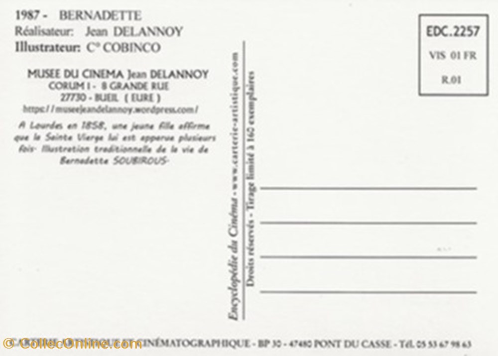 cartes postales autres bernadette