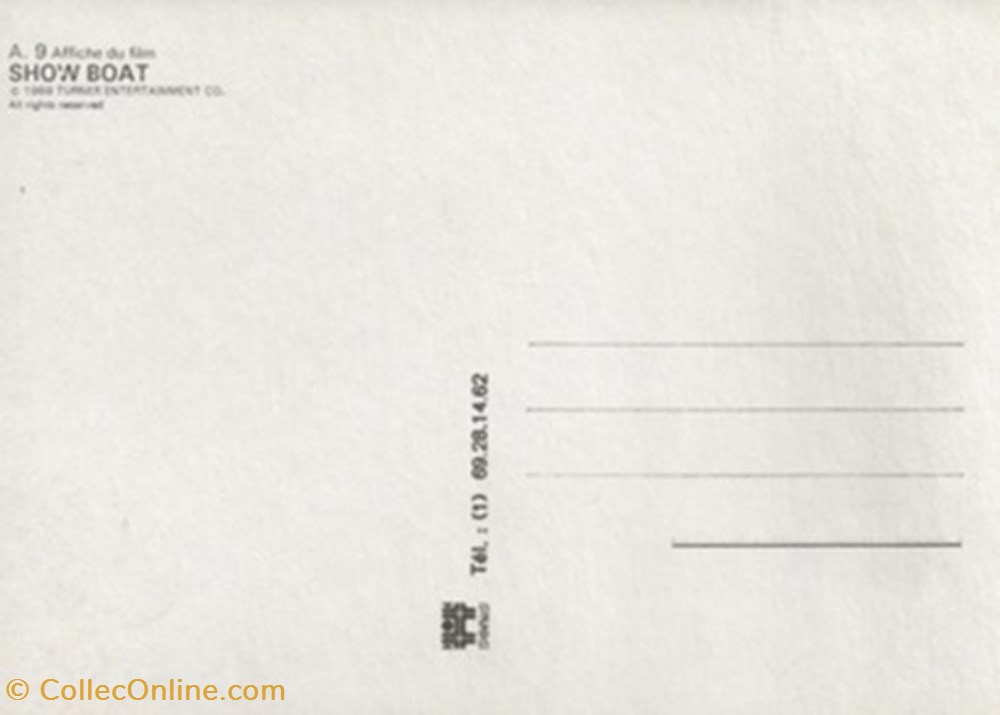 cartes postales autres show boat