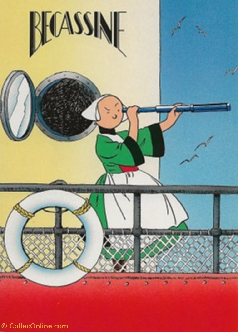 Bécassine cartes postales bande dessinee becassine