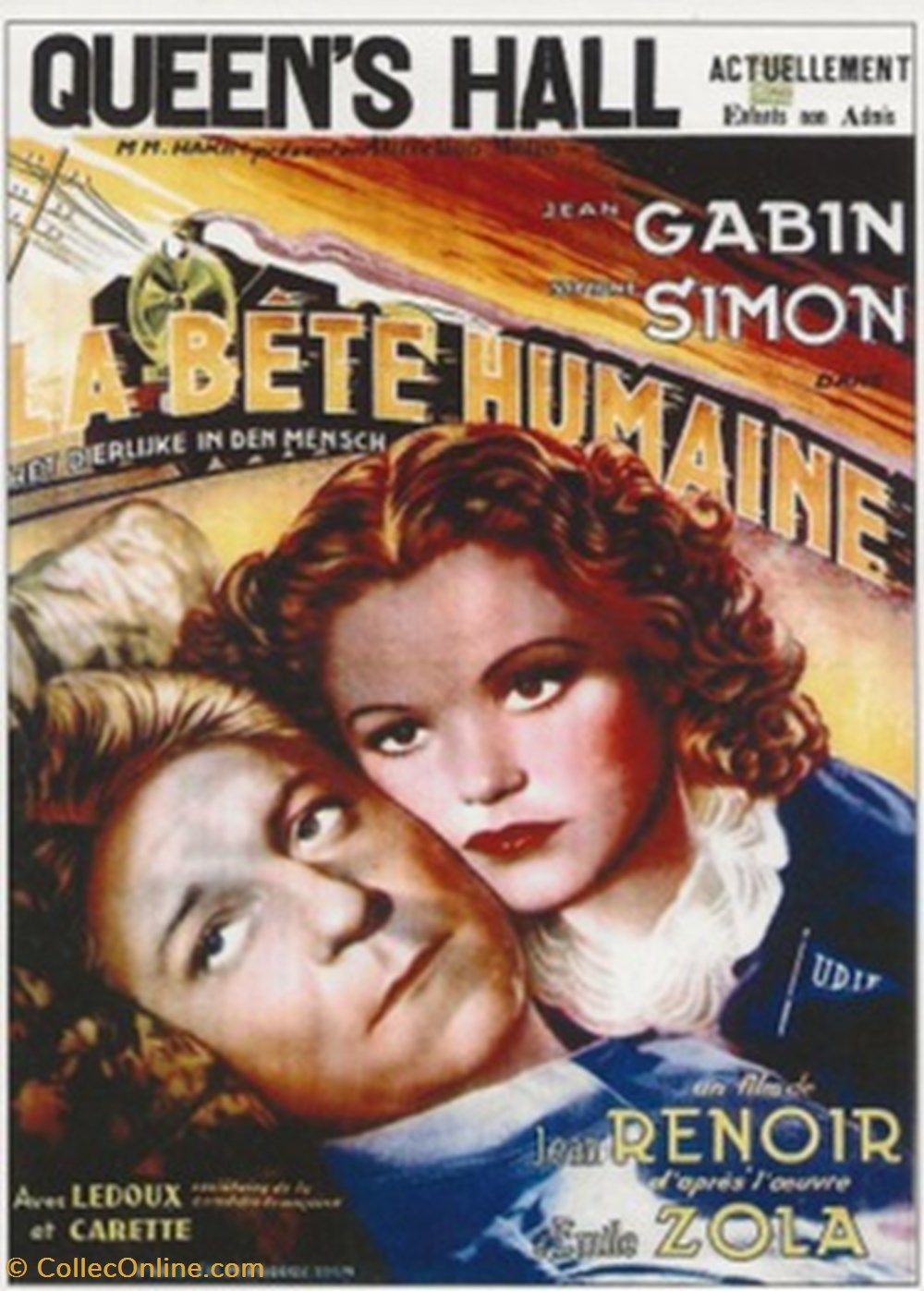 cartes postales autres la bete humaine