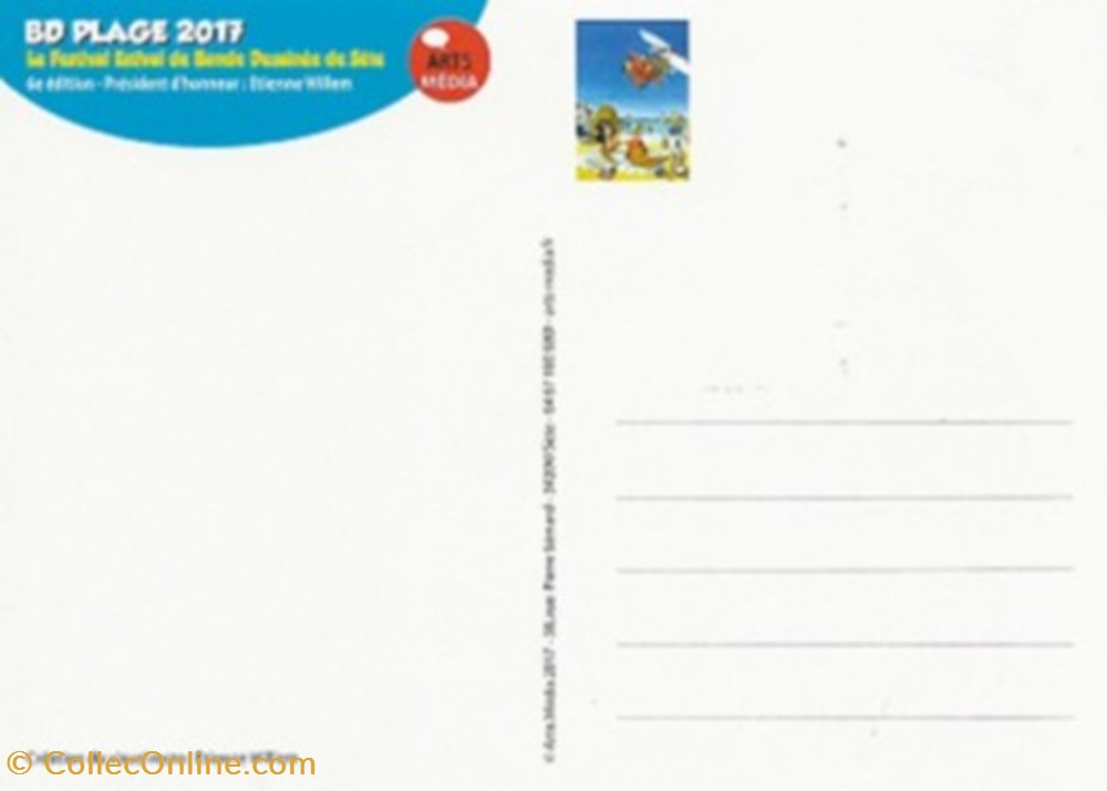 Sète (34) 2017 cartes postales bande dessinee sete 34 2017