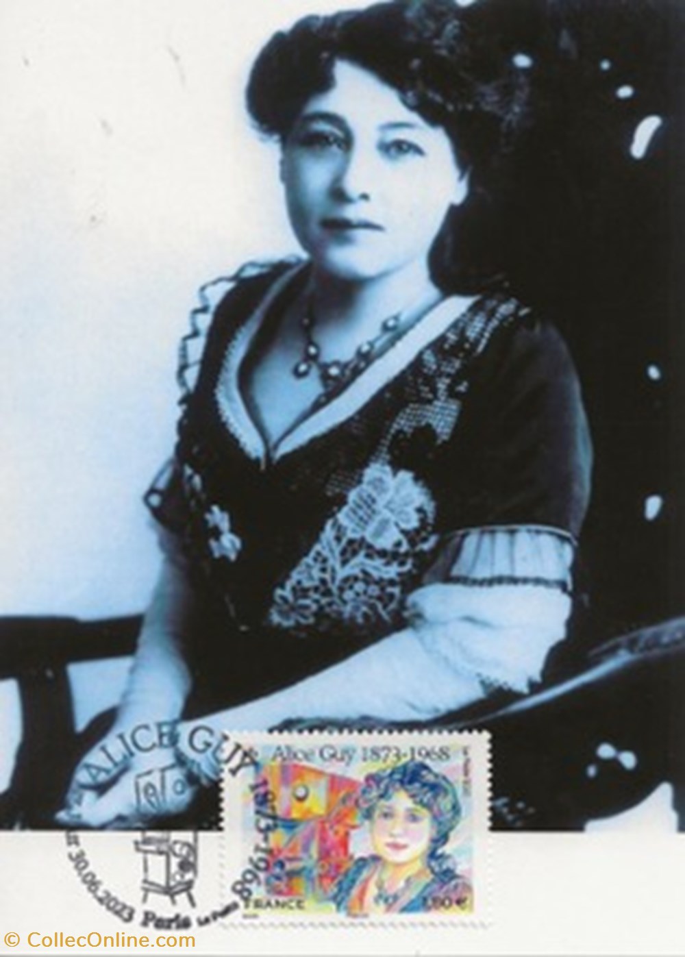 Paris (75) 2023 Alice Guy 2 timbres paris 75 2023 alice guy
