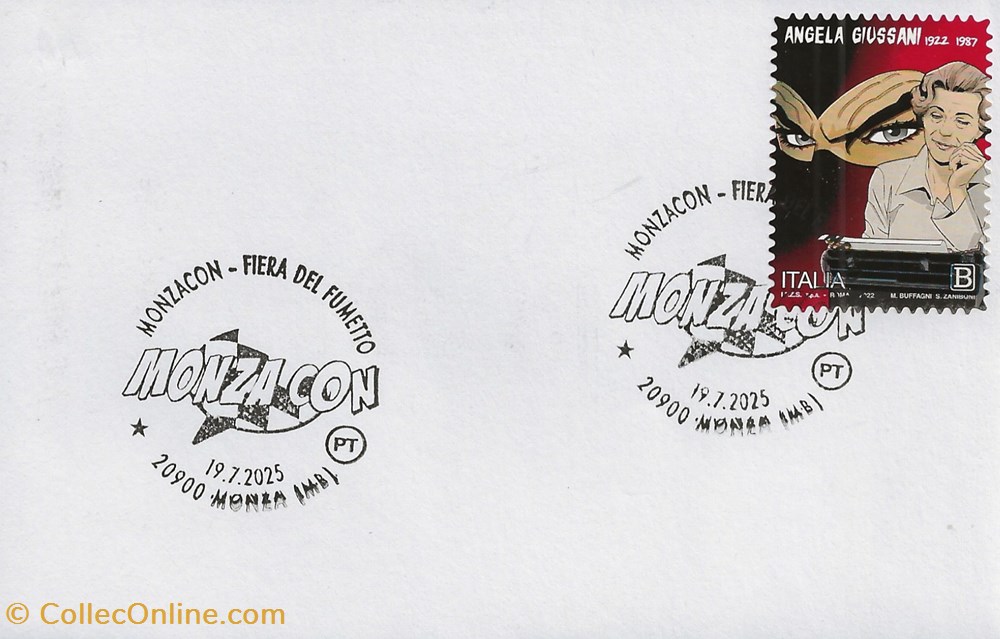 Monza (Italie) 2025 Fiera del fumetto - Monzacon timbres monza italie 2025 fiera del fumetto monzacon