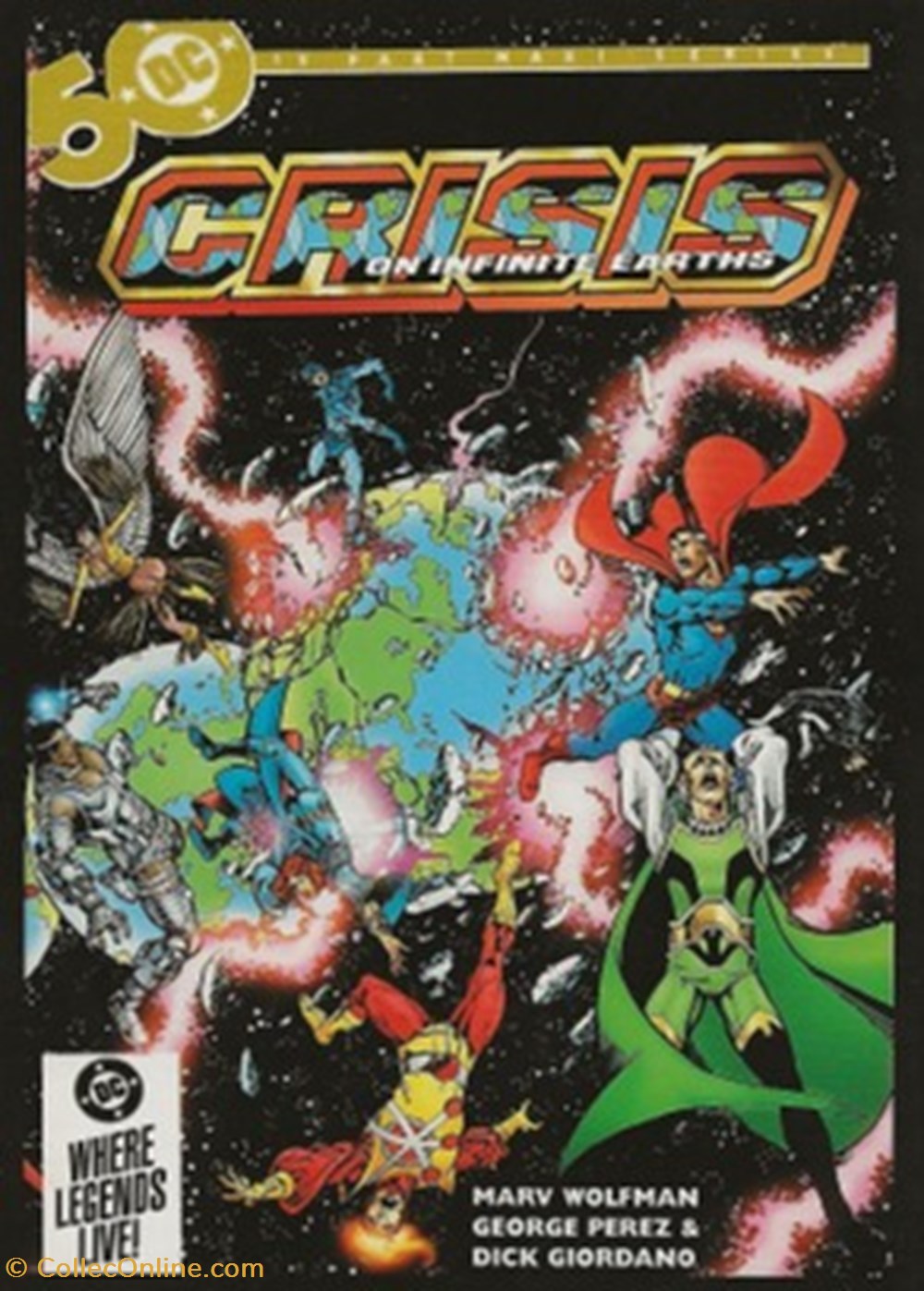 DC Comics cartes postales bande dessinee dc comics