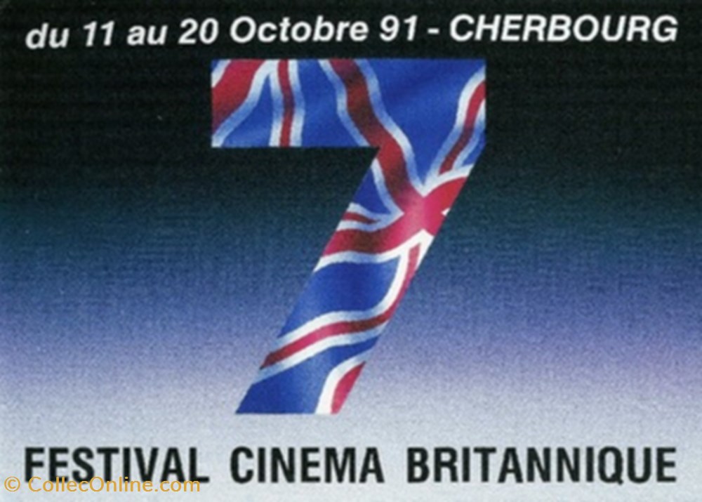 Cherbourg Festival de cinéma franco-britannique 1991 cartes postales autres cherbourg festival de cinema franco britannique 1991