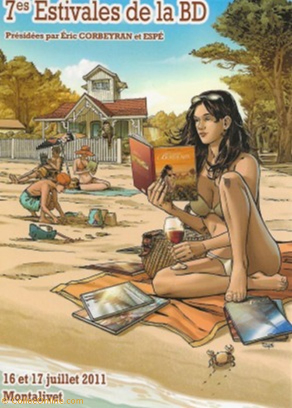Montalivet (33) 2011 cartes postales bande dessinee montalivet 33 2011