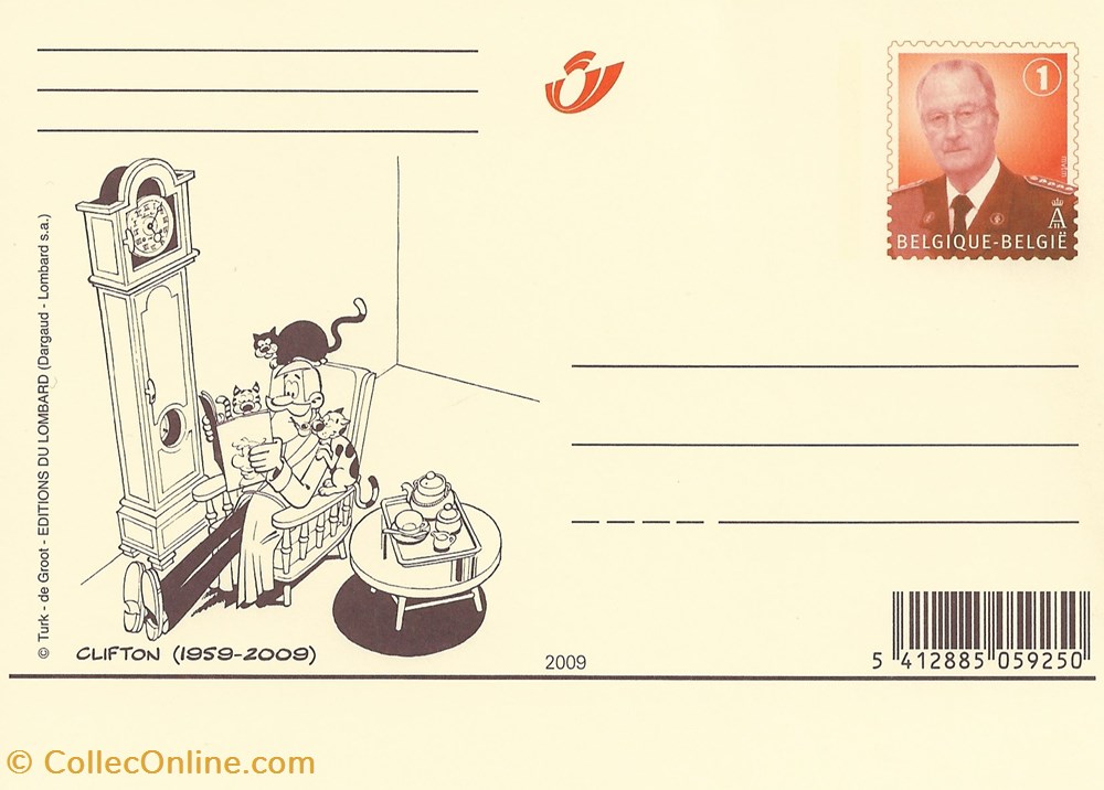 ZZ prêt à poster Belgique 2009 Clifton 1959/2009 timbres zz pret a poster belgique 2009 clifton 1959 2009