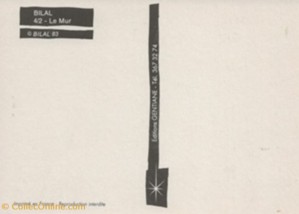 cartes postales bande dessinee enki bilal