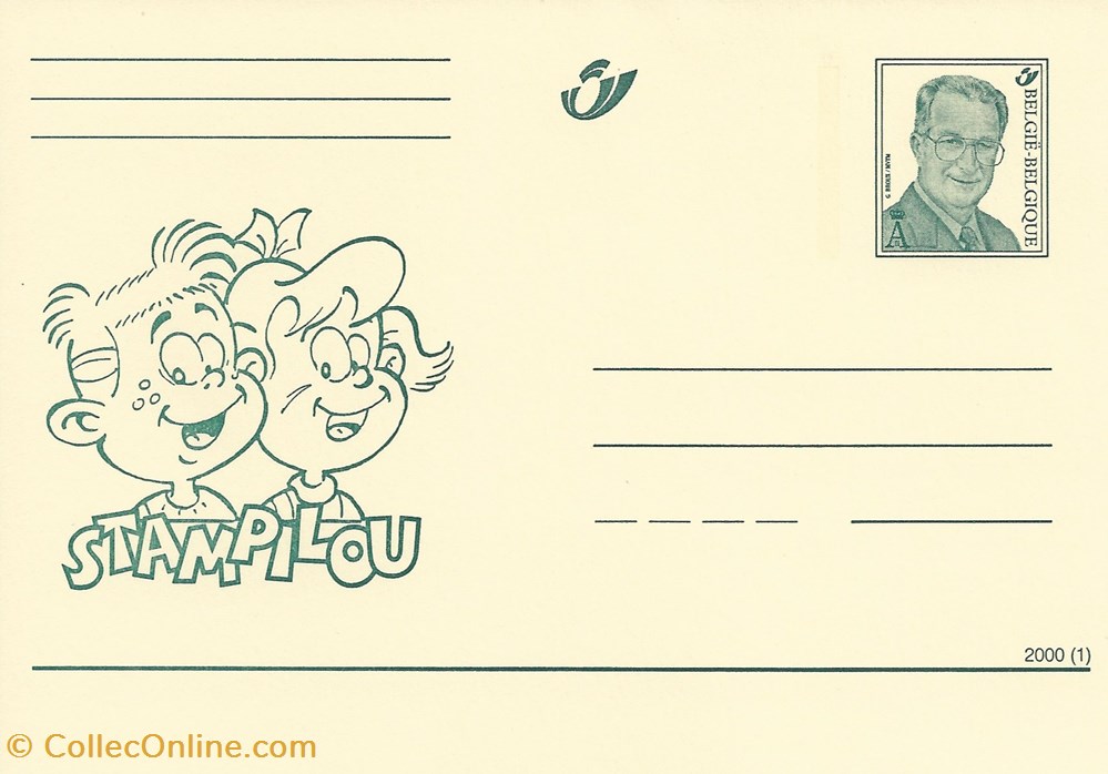 timbres zz pret a poster belgique 2000 stampilou