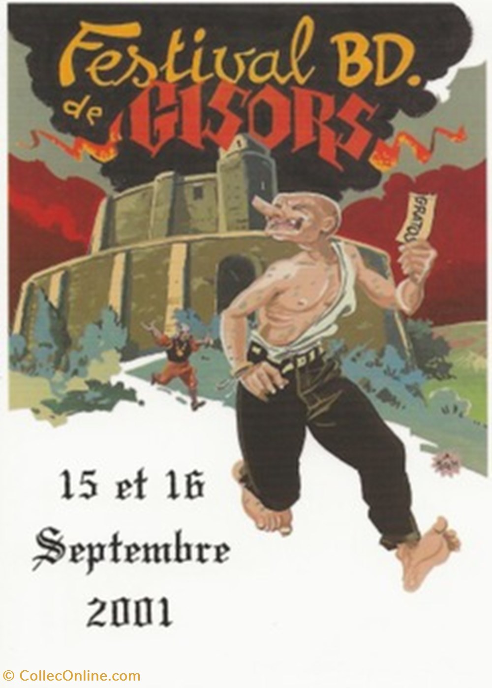 Gisors (27) 2001 cartes postales bande dessinee gisors 27 2001