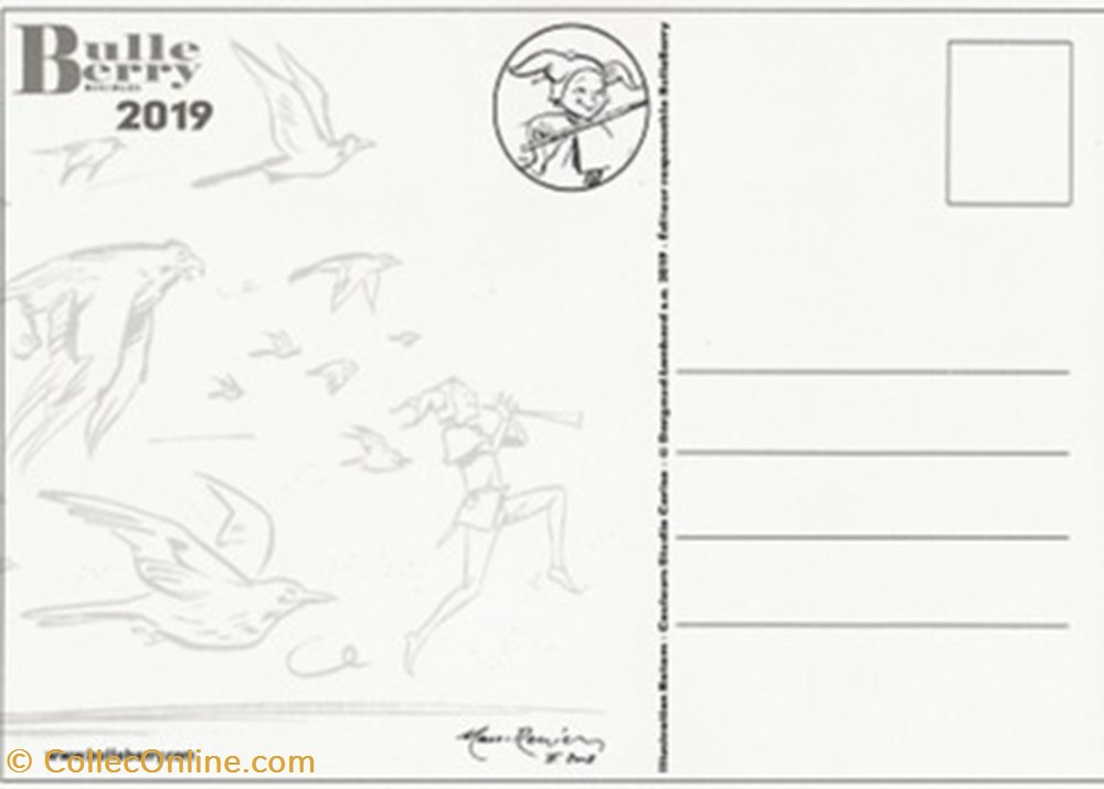 Bourges (18) 2019 cartes postales bande dessinee bourges 18 2019