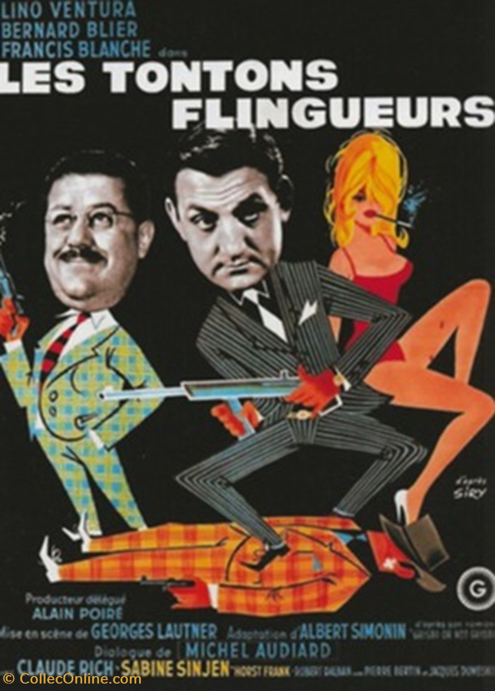 Les tontons flingueurs cartes postales autres les tontons flingueurs
