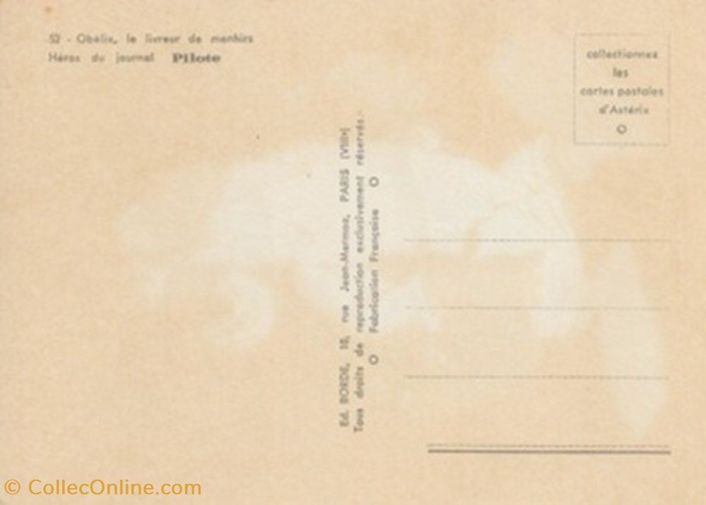 Astérix cartes postales bande dessinee asterix