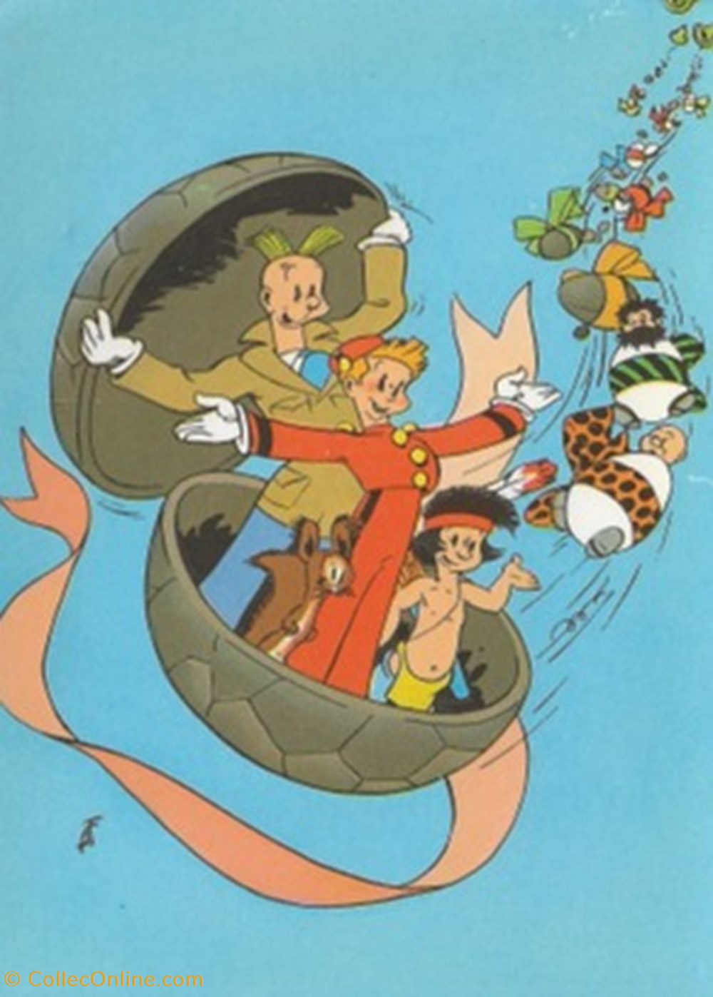 Le Journal de Spirou 05 cartes postales bande dessinee le journal de spirou 05