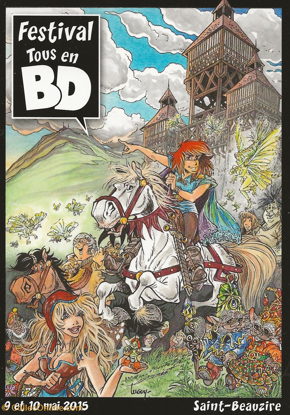 Saint-Beauzire (63) 2015 cartes postales bande dessinee saint beauzire 63 2015