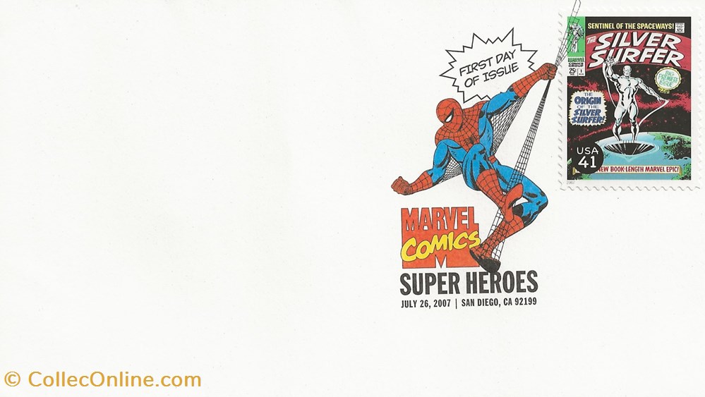 San Diégo (Etats-Unis) 2007 Marvel comics - Super heroes timbres san diego etats unis 2007 marvel comics super heroes