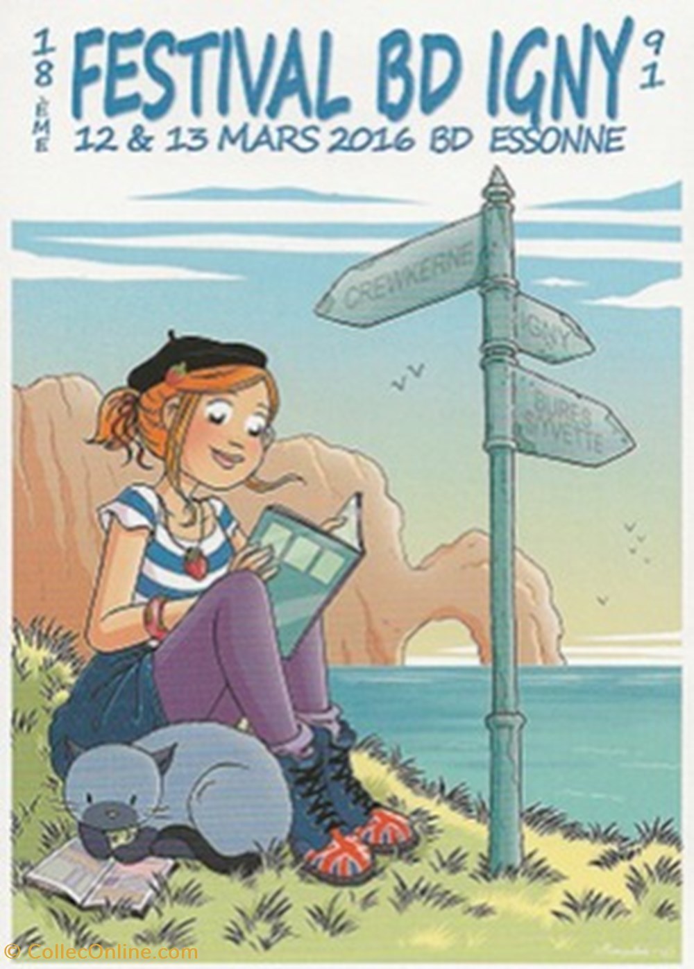 cartes postales bande dessinee igny 91 2016