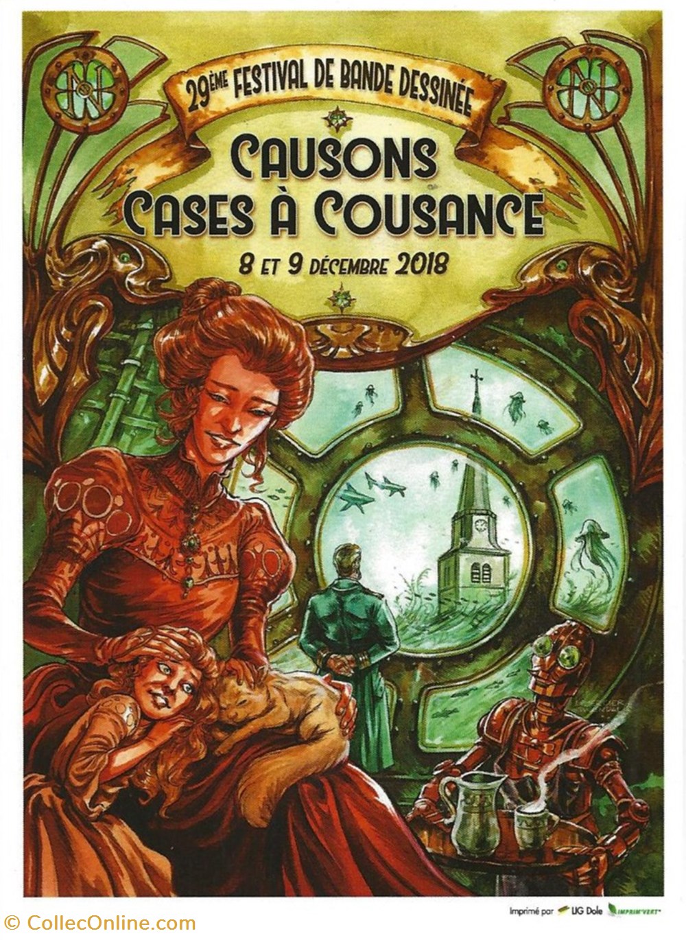 Cousance (39) 2018 cartes postales bande dessinee cousance 39 2018