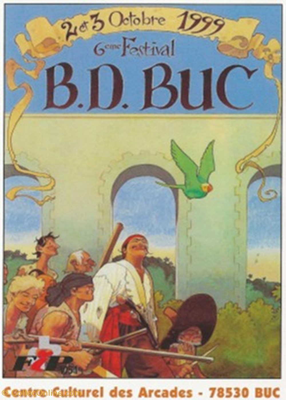 cartes postales bande dessinee buc 78 1999