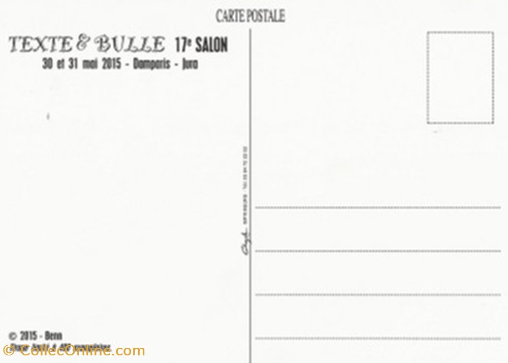 Damparis (39) 2015 cartes postales bande dessinee damparis 39 2015