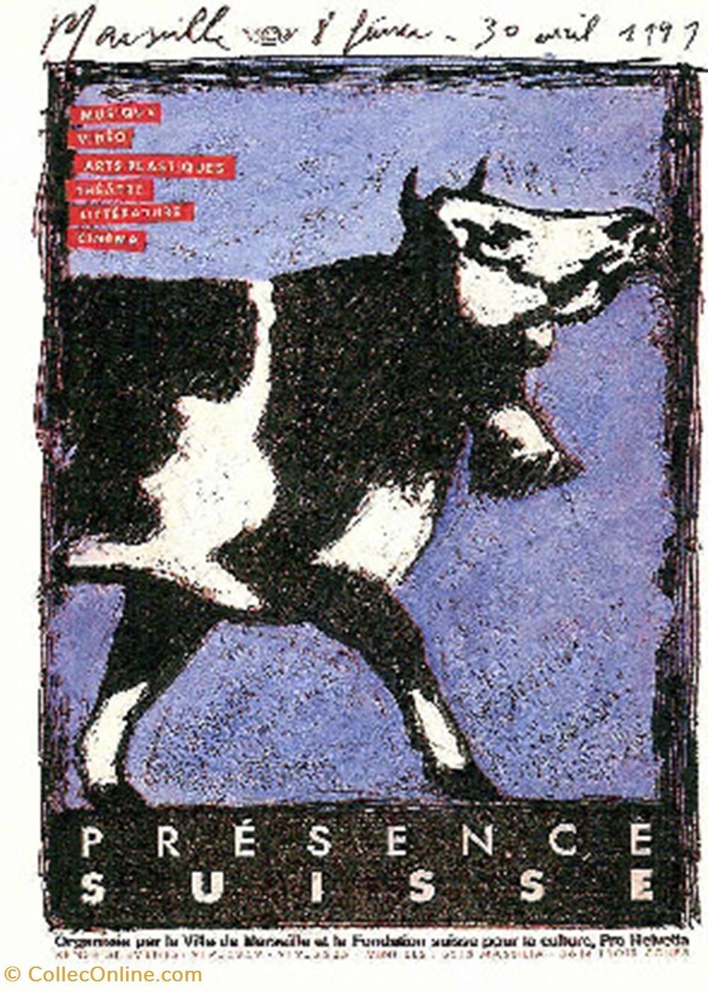 cartes postales autres marseille festival presence suisse 1991