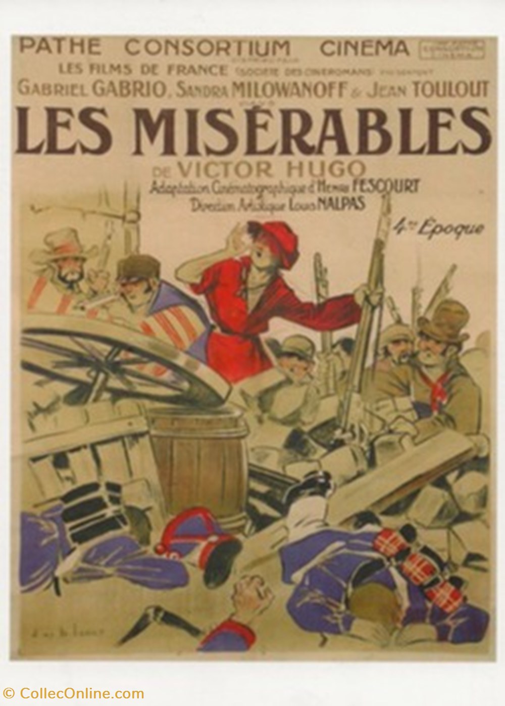 cartes postales autres les miserables