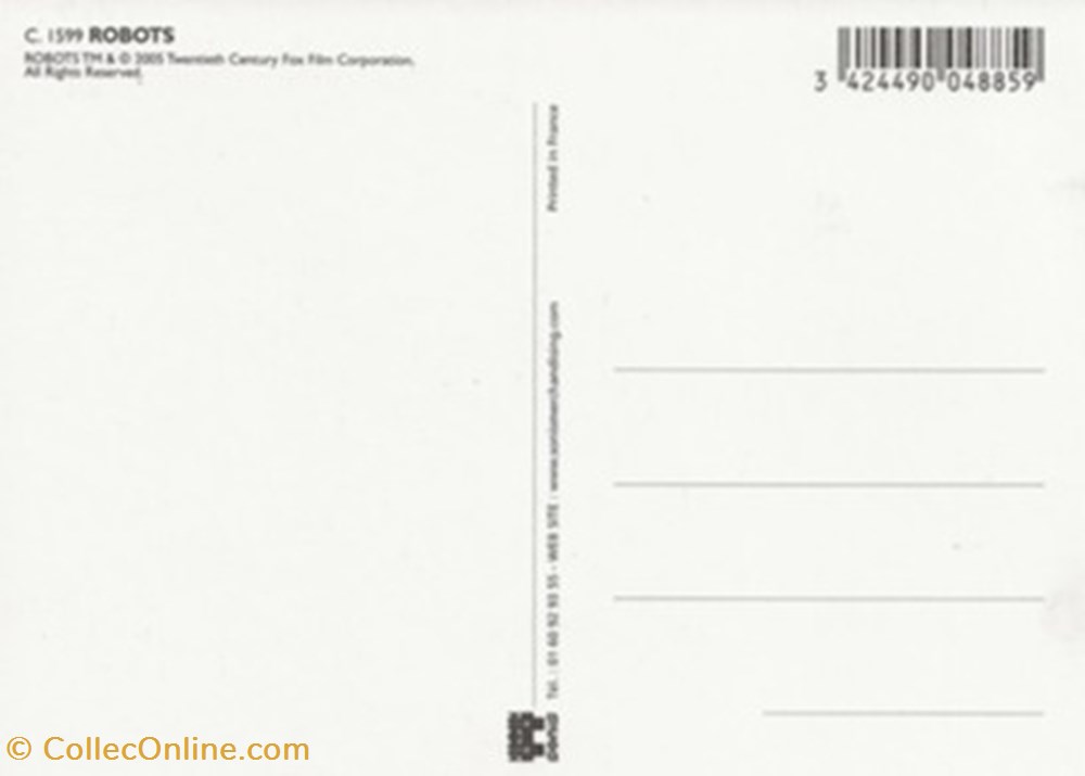 Robots cartes postales autres robots