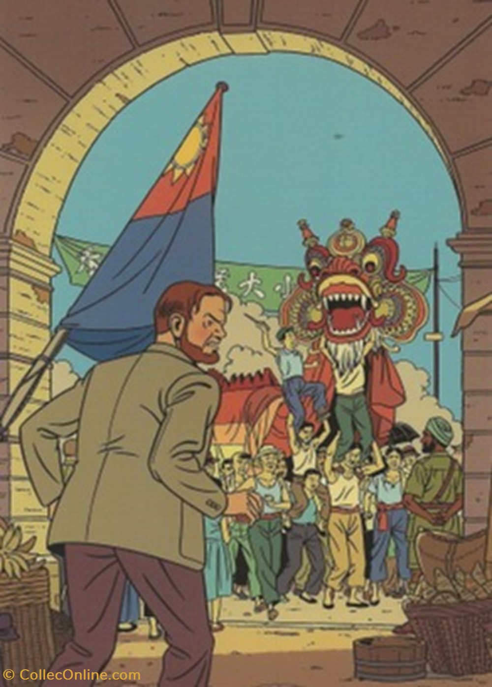Blake et Mortimer cartes postales bande dessinee blake et mortimer