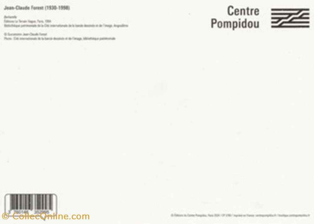 Jean-Claude Forest cartes postales bande dessinee jean claude forest