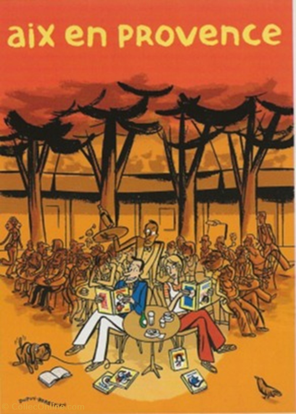 Aix en Provence (13) 2005 cartes postales bande dessinee aix en provence 13 2005