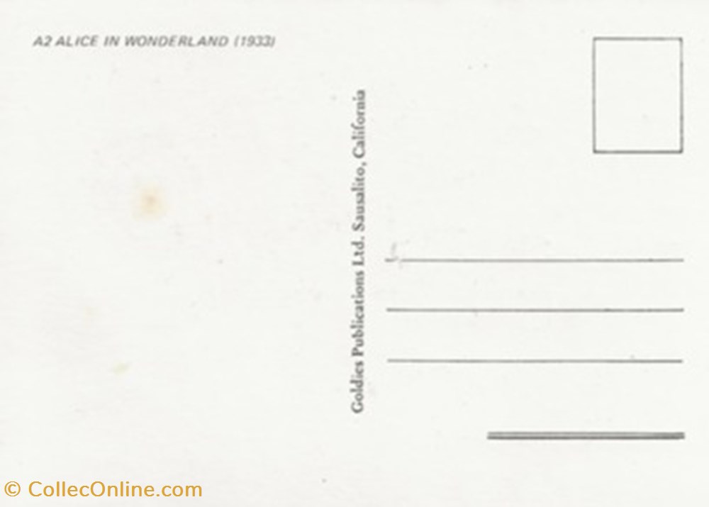 Alice in wonderland cartes postales autres alice in wonderland