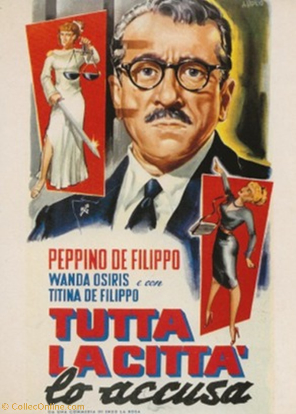 Tutta la citta' lo accusa cartes postales autres tutta la citta lo accusa